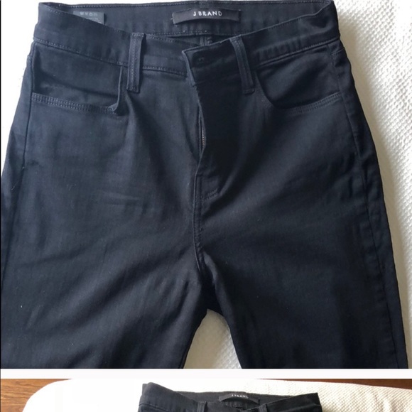 J Brand Maria High-Rise Skinny Jeans, 25, Black - Picture 5 of 5